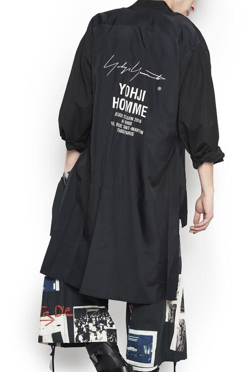 Yohji Yamamoto Coat Trench Coat Shirt Paris Runway Limited Edition