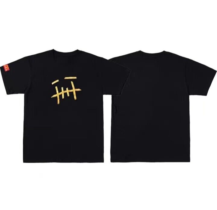 Travis Scott Short Sleeve T-Shirt X McDonald’s High Street Loose Printed Tee