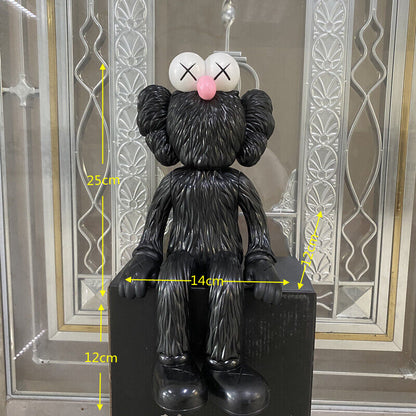 KAWS Figurine Collectible: Toy Handheld Ornament KAWS Covered Face Sesame Street - 37CM Sesame Street