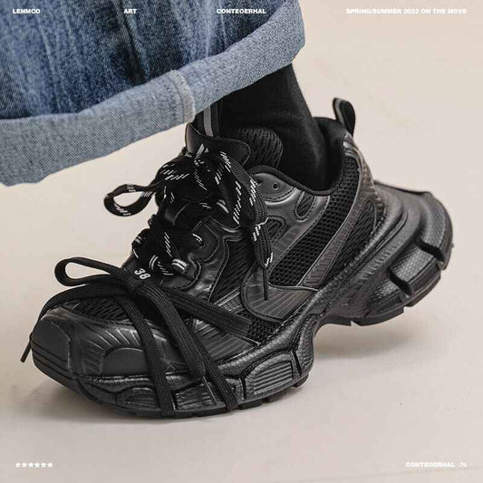 Donkey Vintage Dad Shoes: Outdoor Thick-Soled Retro Style Casual Sports Hiking - Size avaliable 35~45
