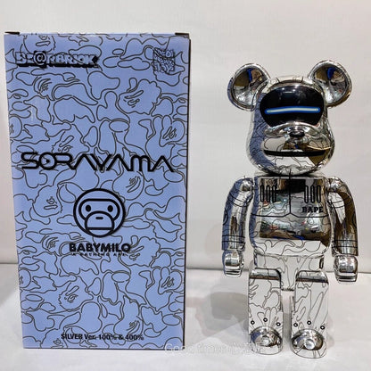 BE@RBRICK 400% Violent Bear X New Year Wealth Deity: Building Block Bear/ Figure