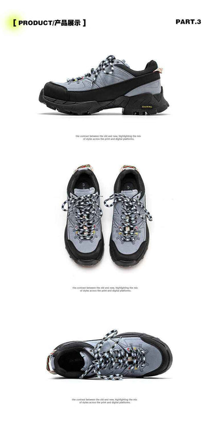Donkey Outdoor Hiking Shoes:Casual Low-Cut Sports Trail Shoes Mountaineering