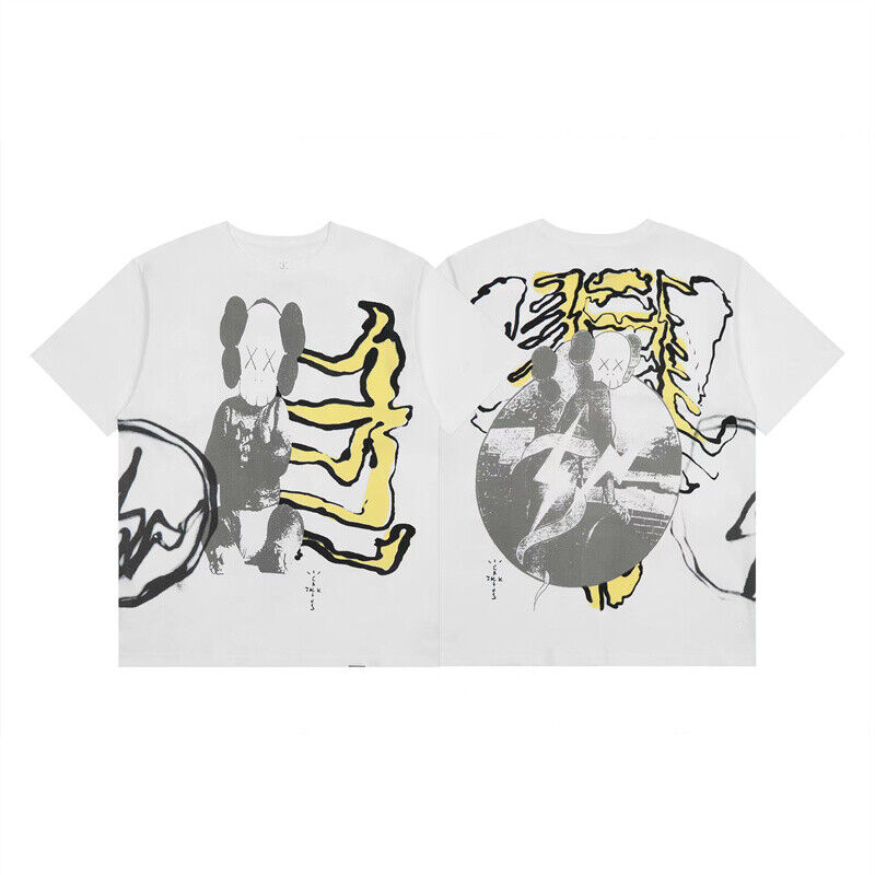 Travis Scott Short Sleeve T-Shirt X McDonald’s High Street Loose Printed Tee