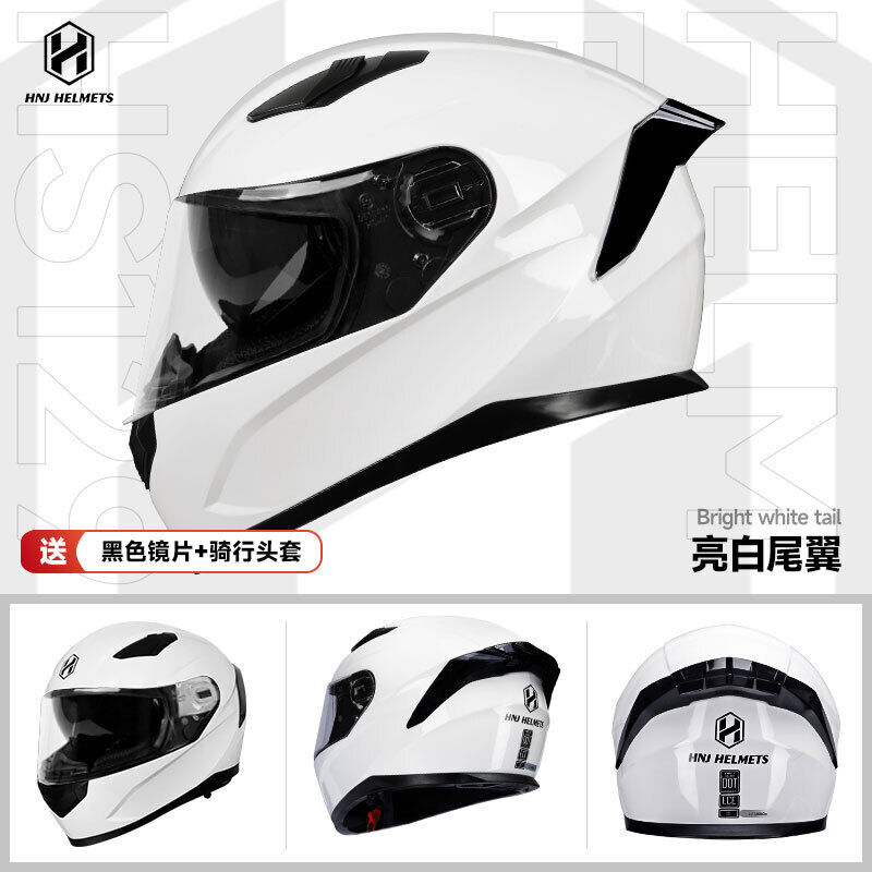 HNJ Motorcycle Helmet Unisex/ All-Season Riding/ Bluetooth-Avaliable/3C DOT ECE