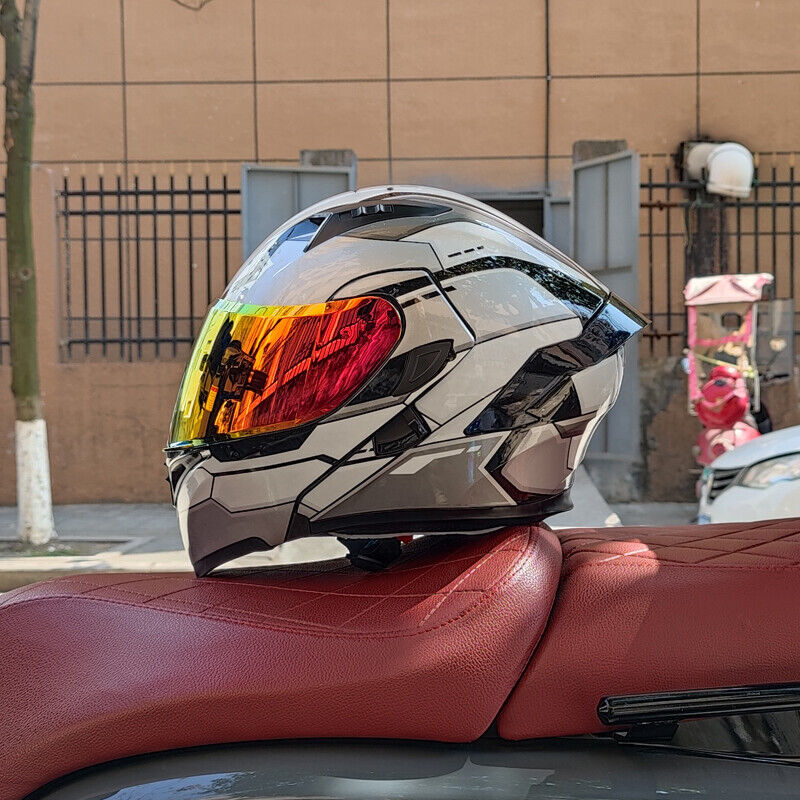 FireLord / 3C DOT Full Face Dual Visors Unisex Bluetooth Motorcycle Helmet