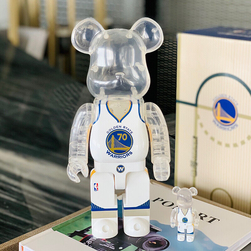 Bearbrick 400% X KAW Set:Building Block Violent Bear Toy Decorative Figurine Gift