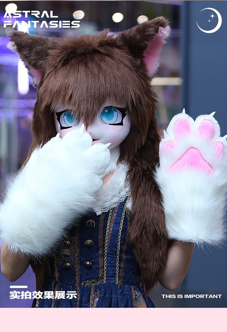 Furry Kigurumi Anime Cosplay Pre-Design Kigurumi Animal Headpiece Lolita Costume - Order with colors