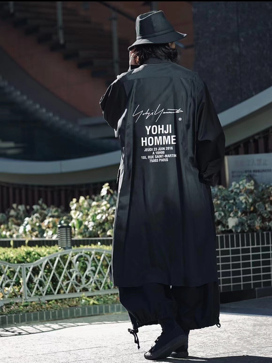 Yohji Yamamoto Coat Trench Coat Shirt Paris Runway Limited Edition