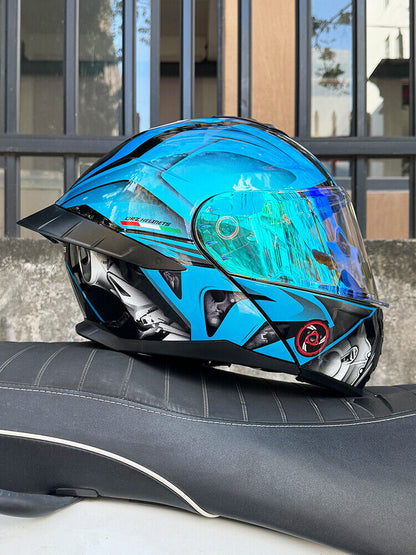FireLord / 3C DOT Full Face Dual Visors Unisex Bluetooth Motorcycle Helmet