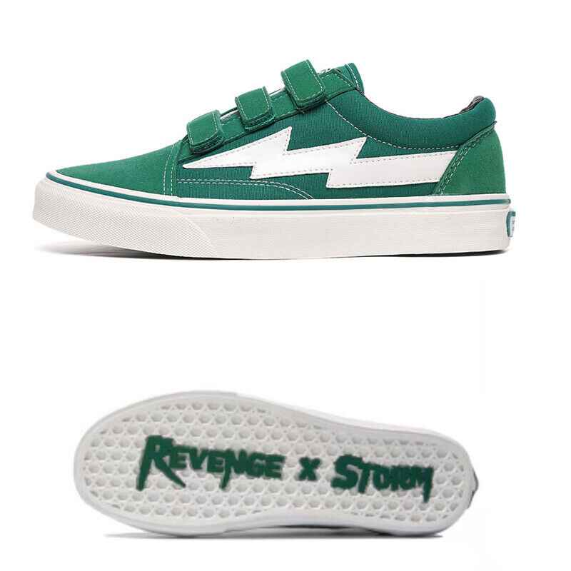 Revenge x Storm Lightning Skateboard Shoes Low-Top Canvas Shoes / Vengeful Storm - Size avaliable 35~45