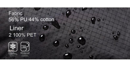 OSCill Oscillating Industries: Dragon Leather Silhouette Down Jacket Loose-Fit - Size avaliable S ~ L