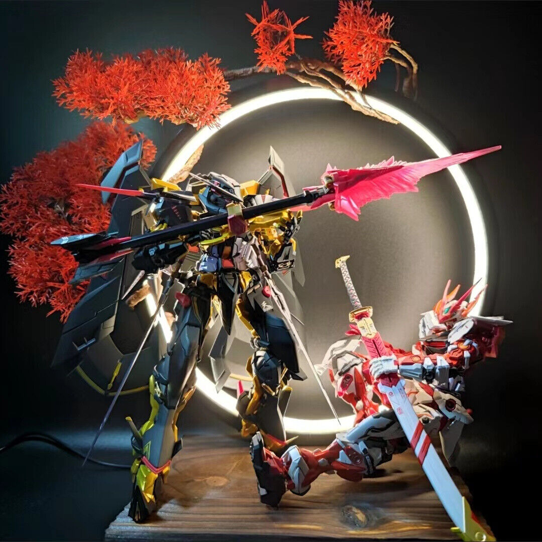 Gundam Showcase Lamp:USB-Powered/ Dimming/Striking Red Halo/Model Figure