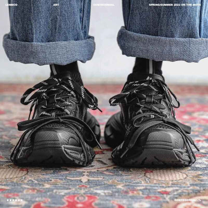Donkey Vintage Dad Shoes: Outdoor Thick-Soled Retro Style Casual Sports Hiking - Size avaliable 35~45