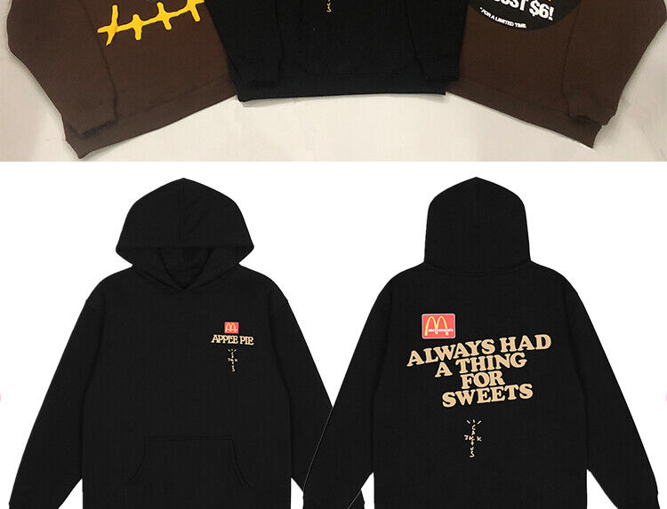 FW20 Travis Scott x McDonald’s Apple Pie High Street Foam Print Hoodie