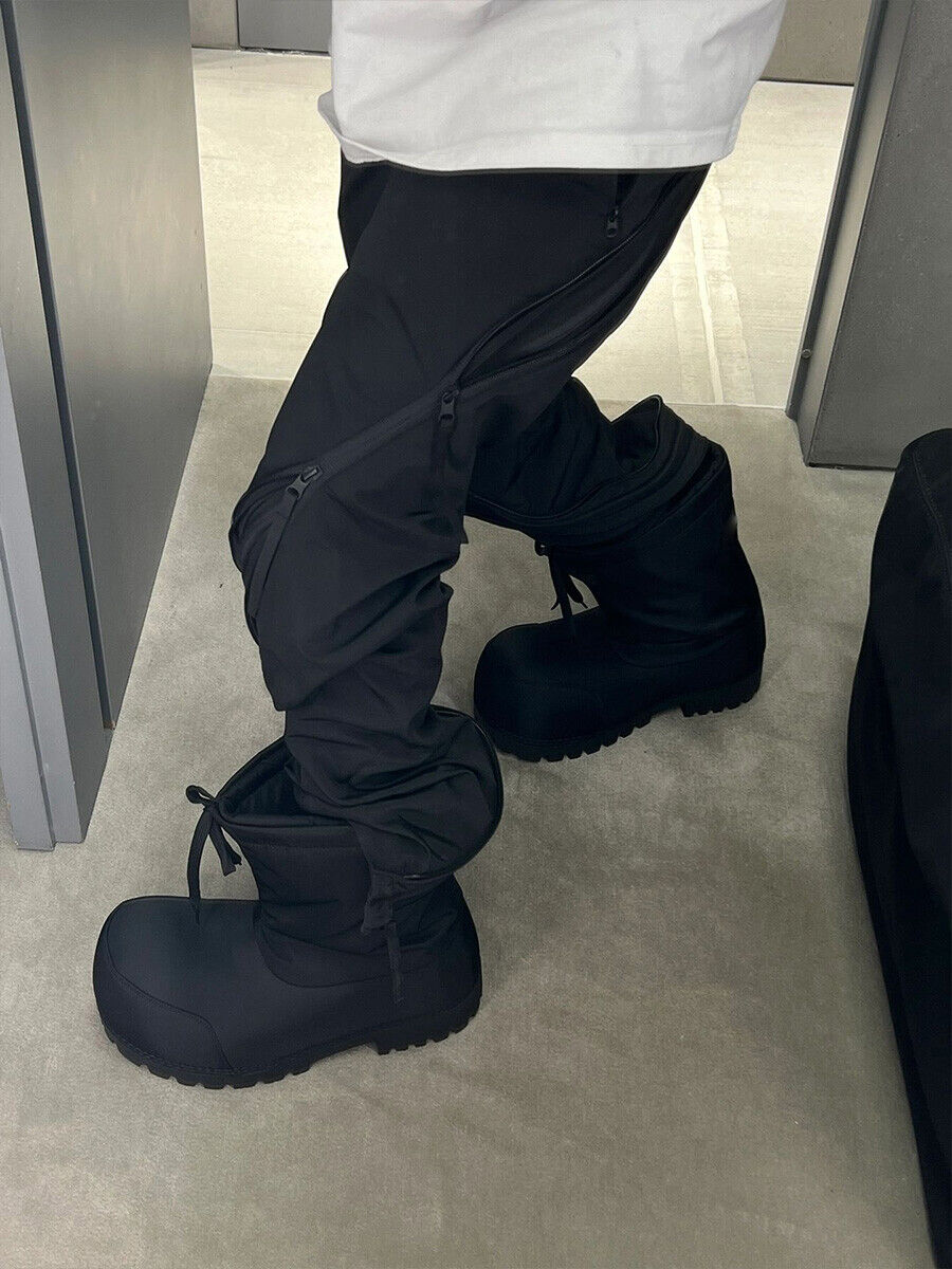 Parisian Snow Boots Ski Waterproof Anti-Slip Big Head Short Boots