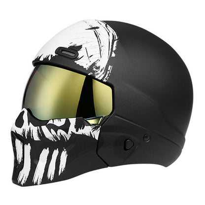 Shadow Scorpion -Motorcycle Full Face Helmet Harley Cruiser Bike Class A 3C DOT