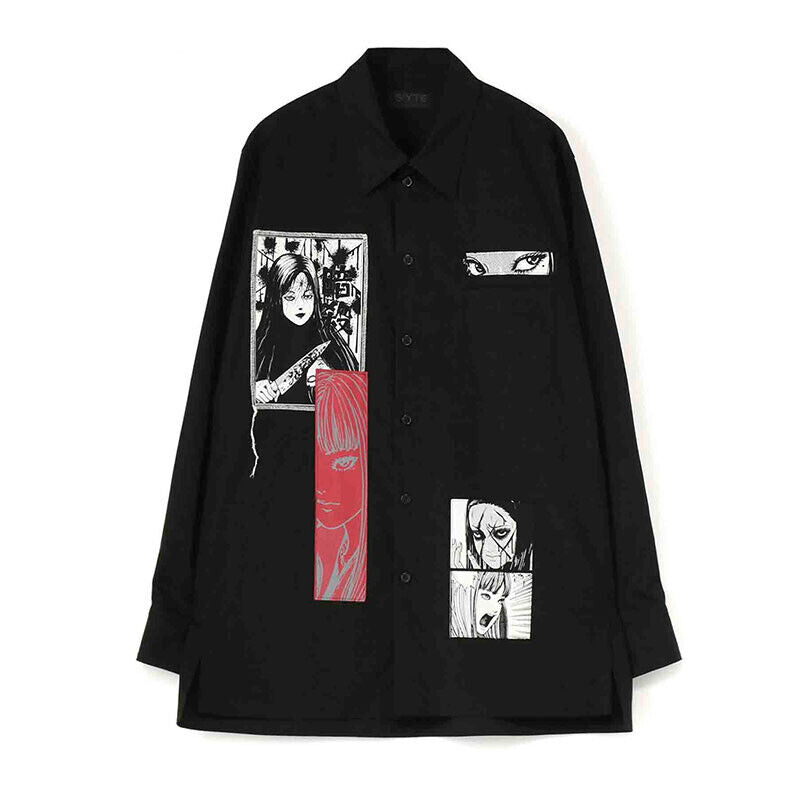 Yohji Yamamoto SYTE 21ss X Ito Junji Manga Tomie Long Sleeve Shirt