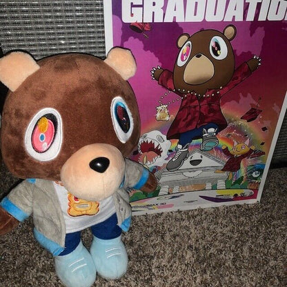 Kanye West / Graduation Teddybear Album Plush Toy Peripheral Decor Gift - Graduation Bear