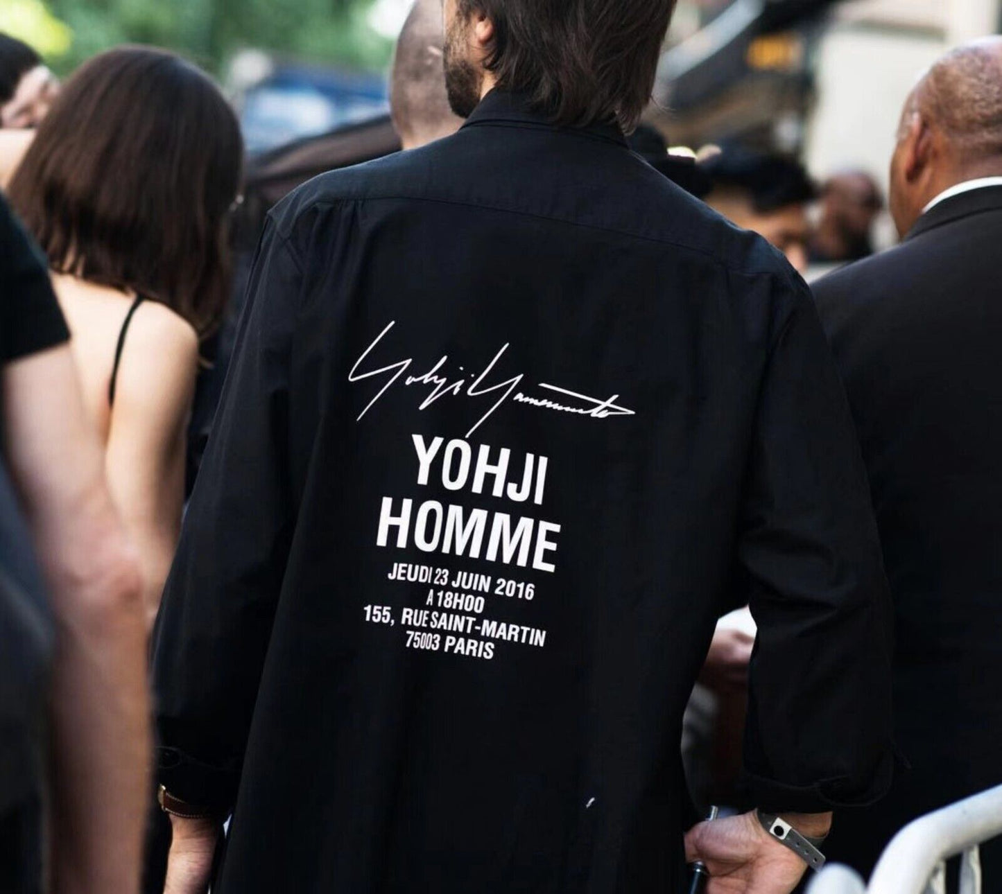 Yohji Yamamoto Coat Trench Coat Shirt Paris Runway Limited Edition