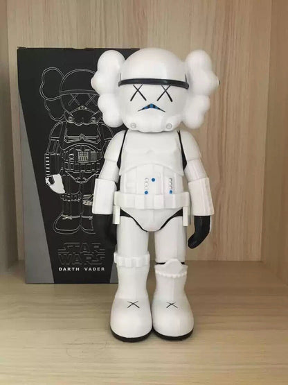 KAWS Figurine Collectible: Toy Handheld Ornament KAWS Covered Face Sesame Street - Solider