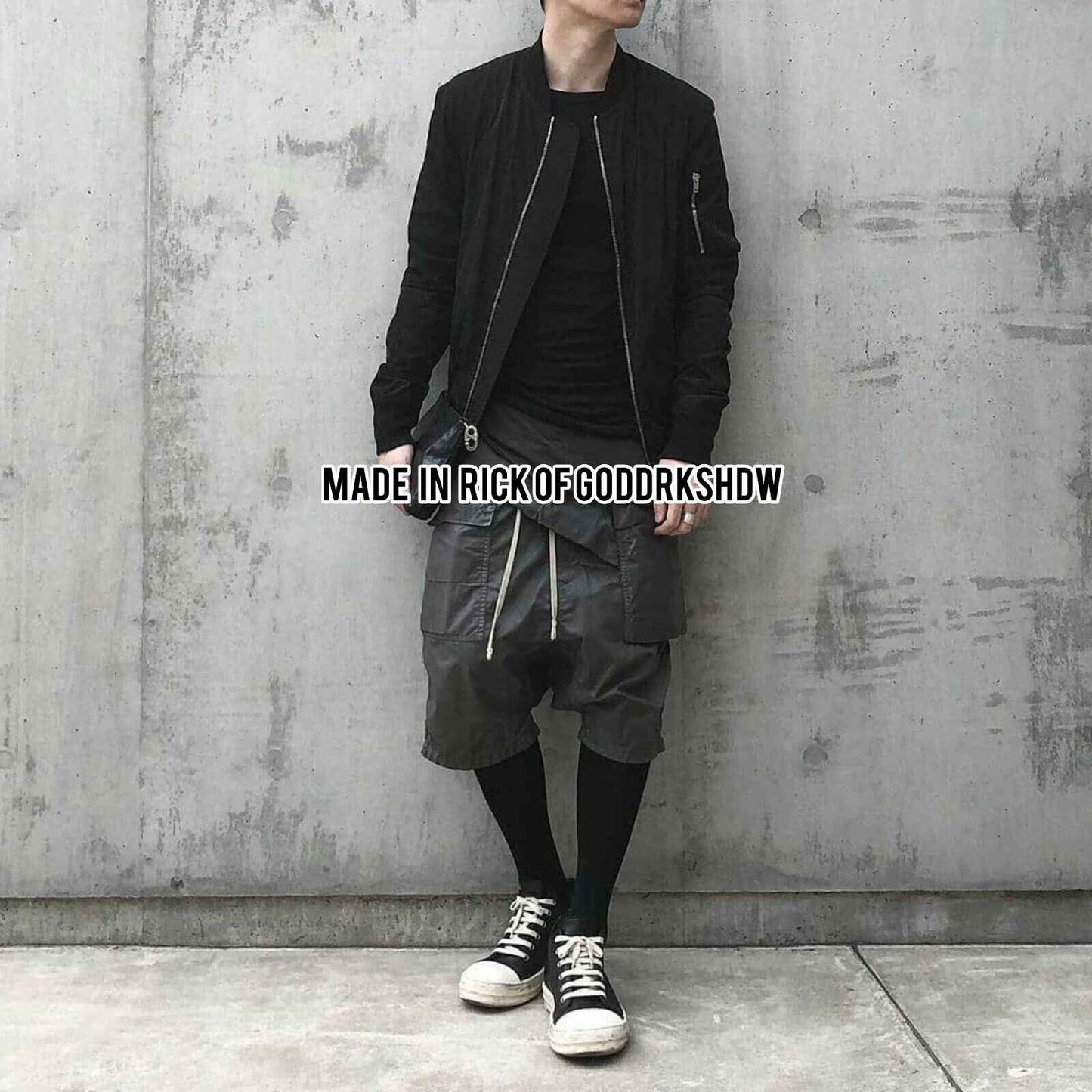 RO 23SS Leather Milk Fragrance Sole Dark High Street Low-Top Shoes RICK OWENS