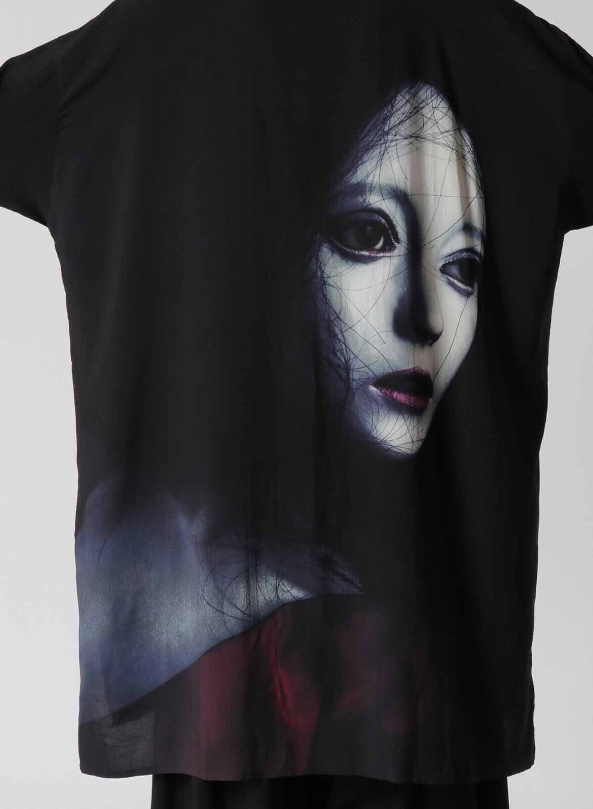 Yohji Yamamoto Vibe Shirt Y’s Ayumidoll Limited Edition Doll Print Dark Shirt