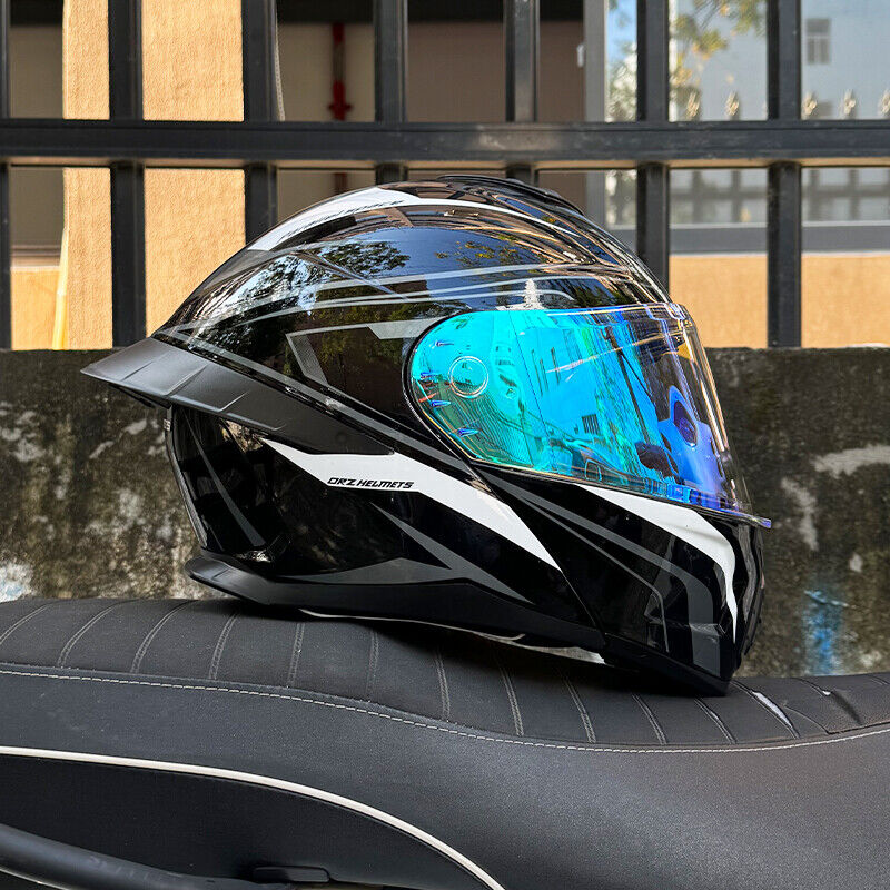 Ice Age 3C DOT Approve Full Face Dual Visors Unisex Bluetooth Motorcycle Helmet