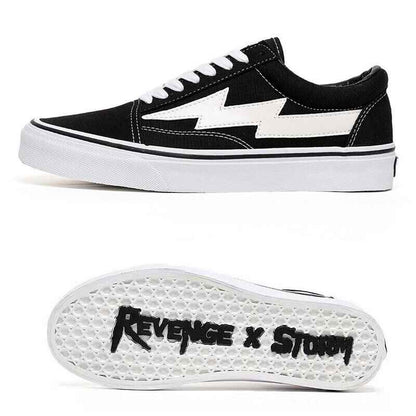 Revenge x Storm Lightning Skateboard Shoes Low-Top Canvas Shoes / Vengeful Storm - Size avaliable 35~45