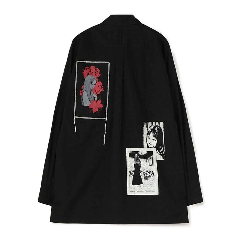 Yohji Yamamoto SYTE 21ss X Ito Junji Manga Tomie Long Sleeve Shirt