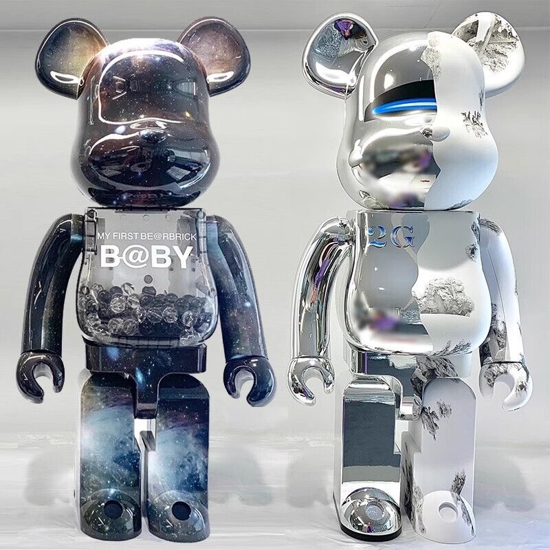 Bearbrick Violent Bear Plated Building Block Bear Figurine/LivingRoom Decor Gift - DM for style