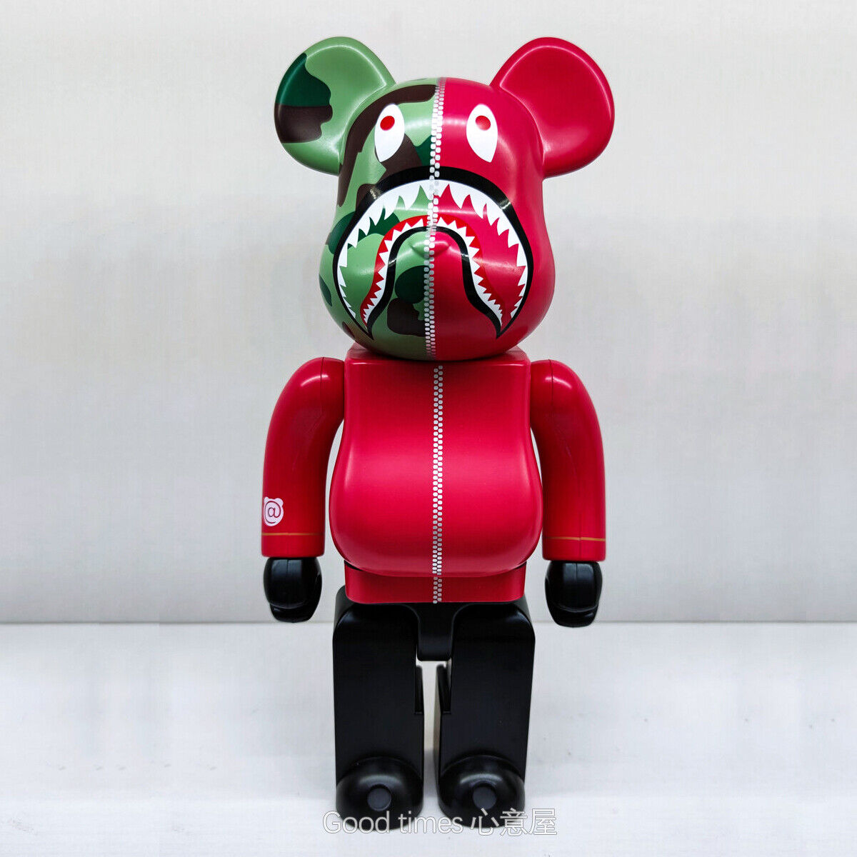 BE@RBRICK 400% KAWS Sesame Street Furry Building Block Violent Bear Figure Gift - Shark Bape 400% R
