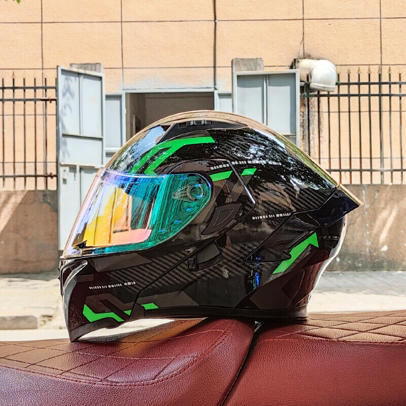 FireLord / 3C DOT Full Face Dual Visors Unisex Bluetooth Motorcycle Helmet