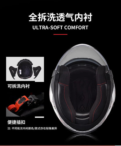 Evangelion Unit-01 Style Bluetooth Helmet - DOT Certified Dual Visor