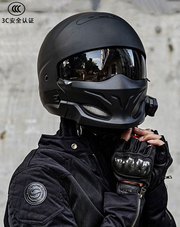 Shadow scorpion style full face motorcycle helmet matte black