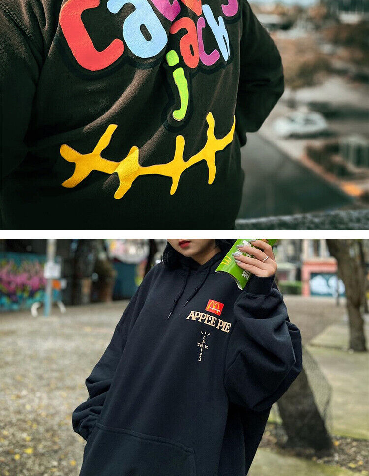 FW20 Travis Scott x McDonald’s Apple Pie High Street Foam Print Hoodie