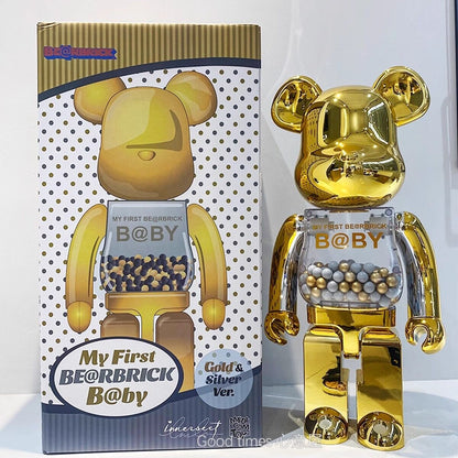 Bearbrick Violent Bear Plated Building Block Bear Figurine/LivingRoom Decor Gift - DM for style