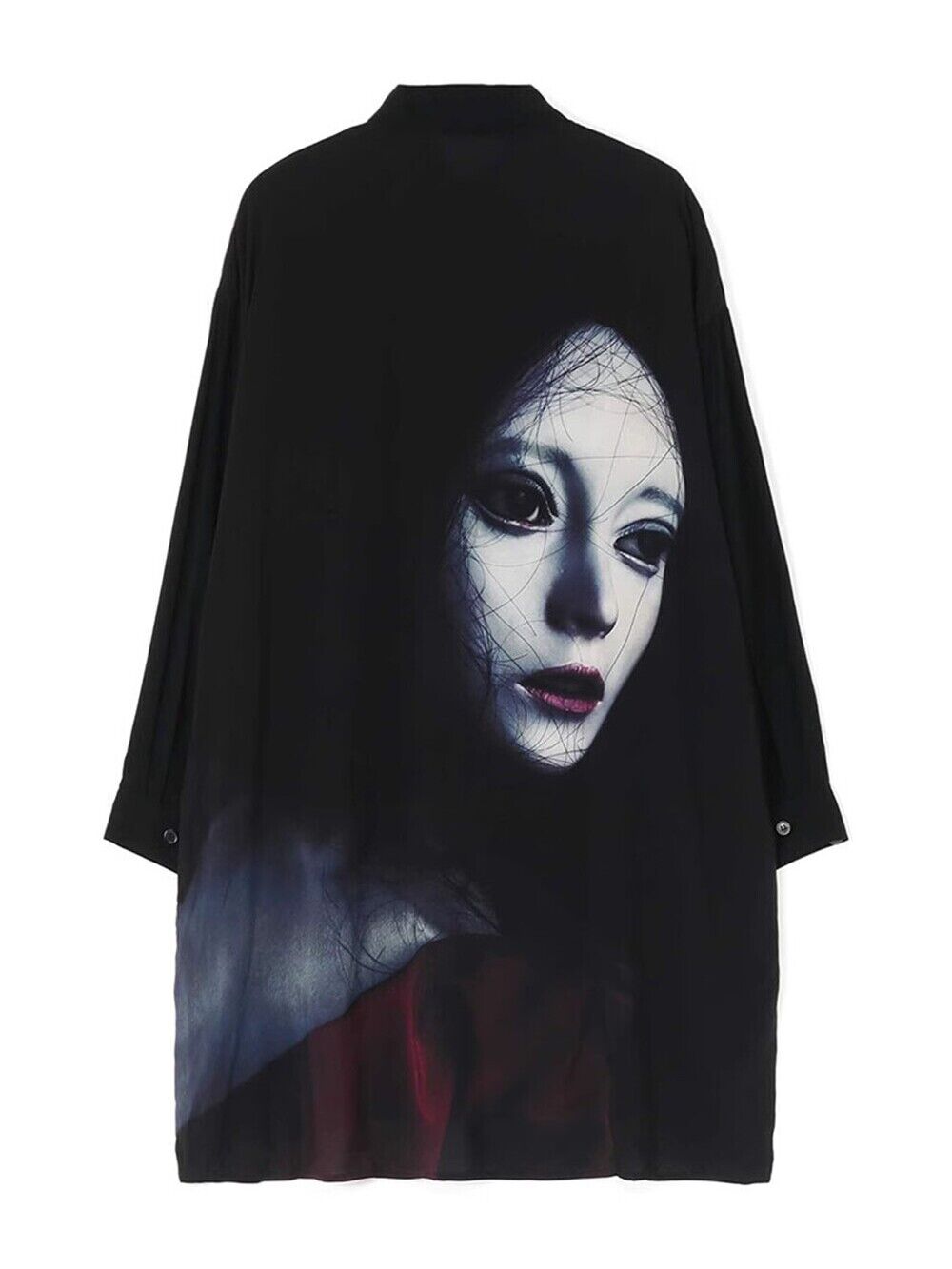 Yohji Yamamoto Vibe Shirt Y’s Ayumidoll Limited Edition Doll Print Dark Shirt