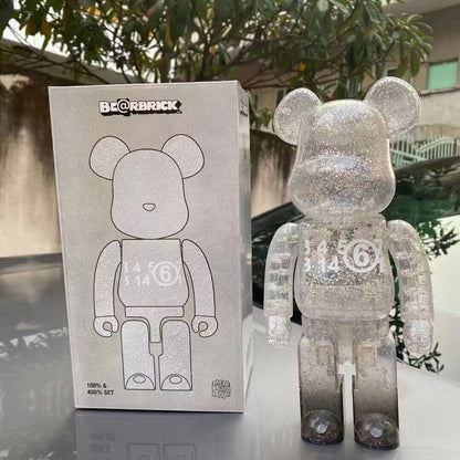 BE@RBRICK 400% Violent Bear Display: Building Block Bear/Ocean Figure Doll Gift - DM for Style