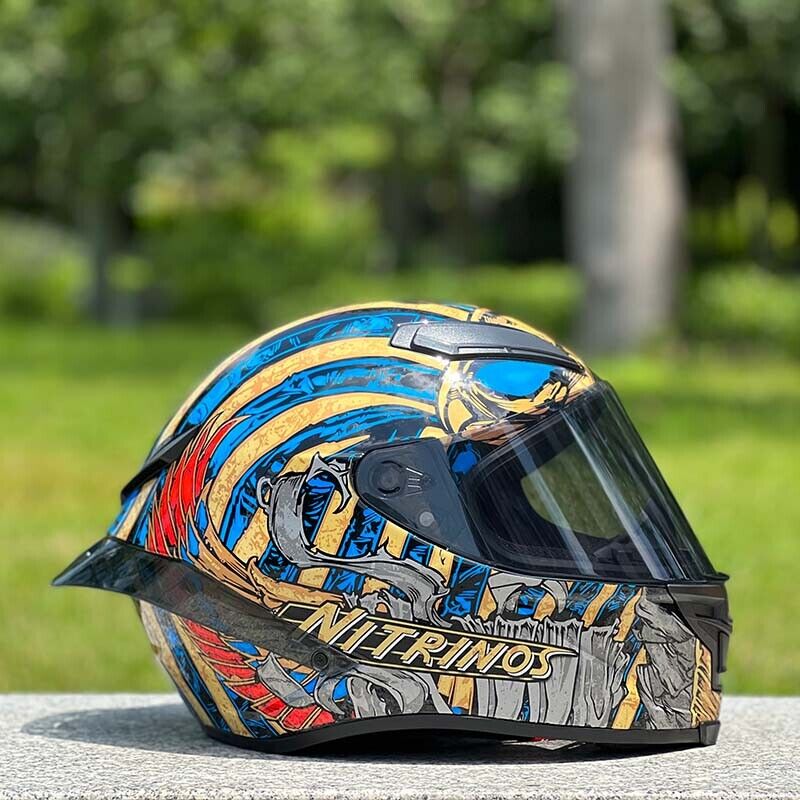 Future Serie / Dark Knight Plated 3C DOT Full Face Helmet Motorcycle All-Season
