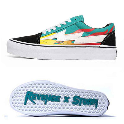 Revenge x Storm Lightning Skateboard Shoes Low-Top Canvas Shoes / Vengeful Storm - Size avaliable 35~45