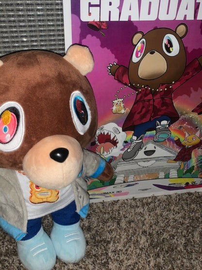 Kanye West / Graduation Teddybear Album Plush Toy Peripheral Decor Gift - Graduation Bear