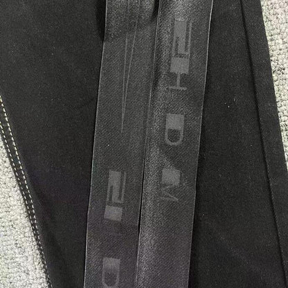 RO Rick Owen Wax-Coated Handcrafted Denim Jeans Slim Flare Stretch Leanfit Wokkvibe 91YI