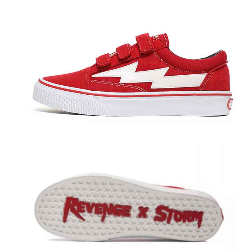 Revenge x Storm Lightning Skateboard Shoes Low-Top Canvas Shoes / Vengeful Storm - Size avaliable 35~45