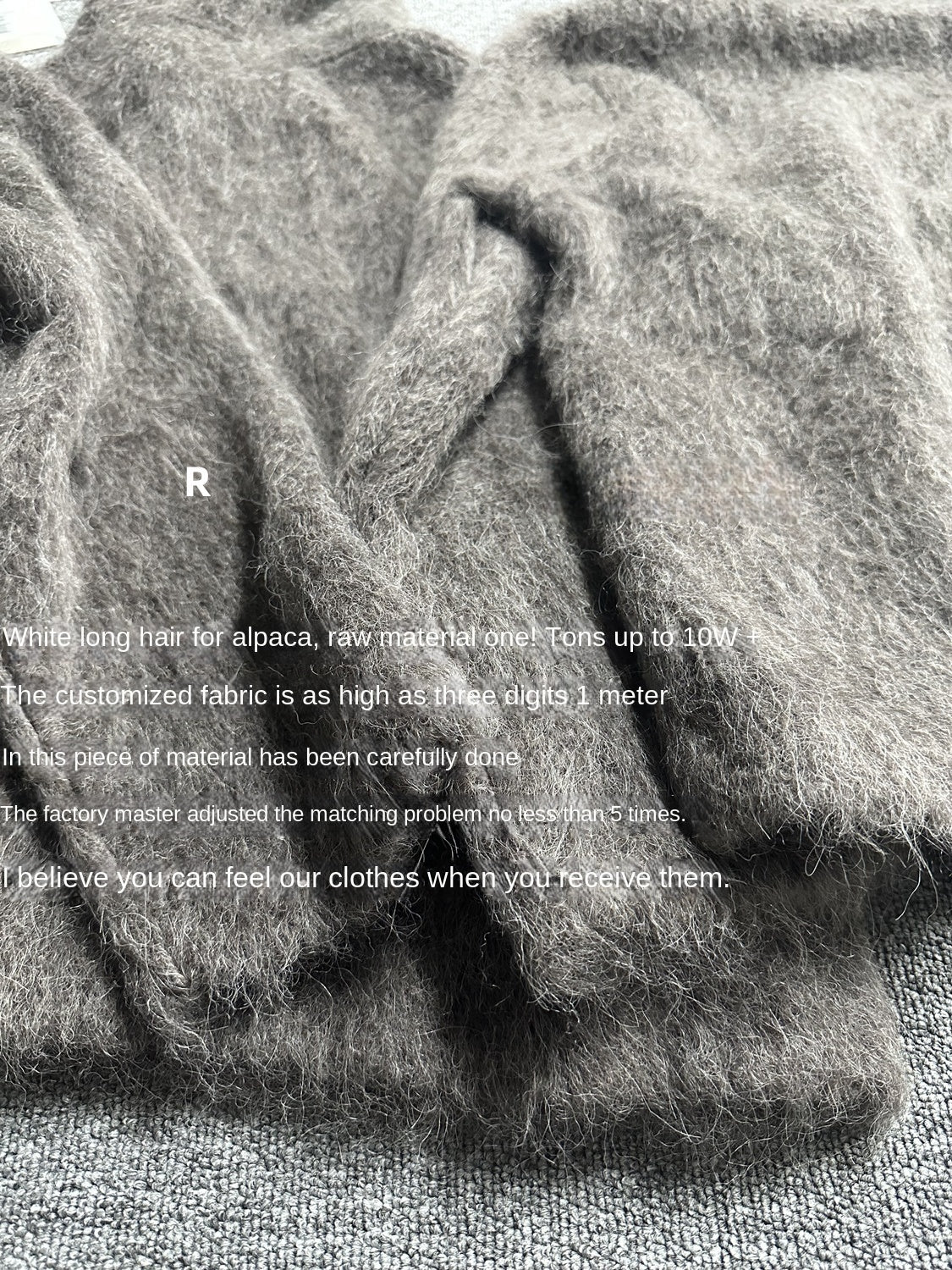 Our Legacy Grey Mohair Zip Cardigan – Wool Blend Relaxed Hooded Knit