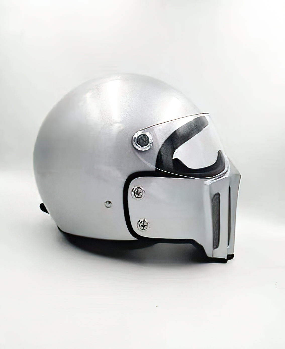 McKense Venom Anti-Fog Cruiser Motorcycle Helmet – Retro German Fiberglass Design