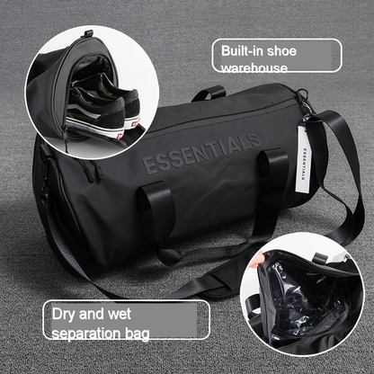 ESSENTIALS FOG Sport Duffle Bag - Waterproof Travel Shoulder Gym Bag