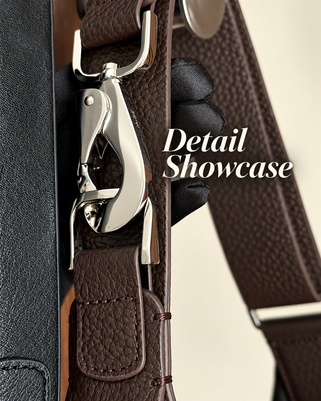 Artisanal Quiver Clip Bag - Lemaire Leather & Suede Crossbody Bucket 