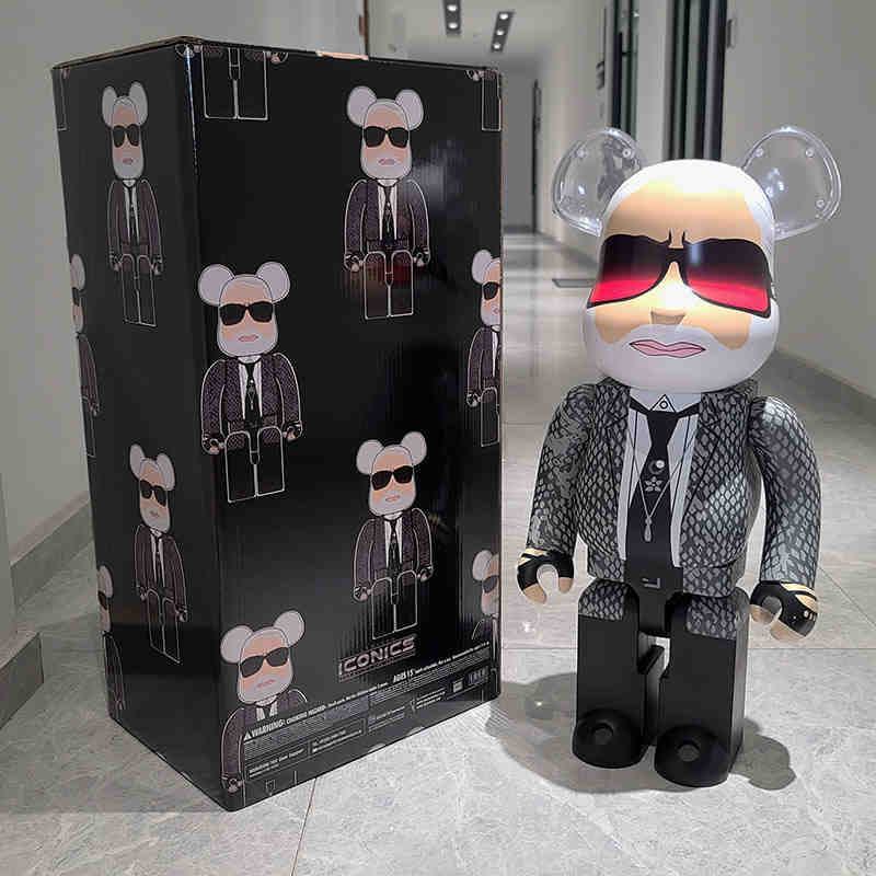 BE@RBRICK 1000% Building Block Figure 70CM | Limited Edition Collectible Bear Toy - Lagerfeld
