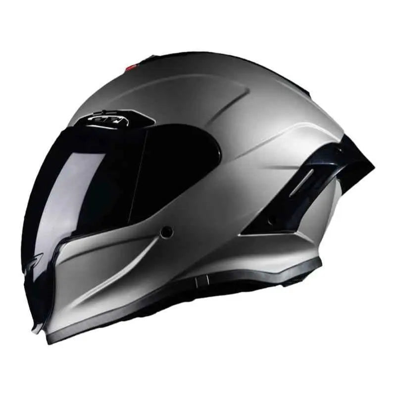 Mecha NBTK Motorcycle Helmet - Full-Cover Retro Design Bluetooth 3C DOT & Dual Visor