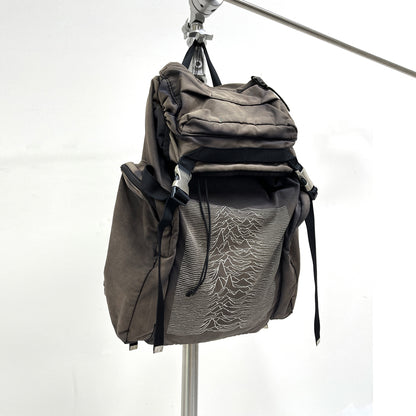 Revised Undercover 09AW Archive Backpack - Ripple Effect Distressed  